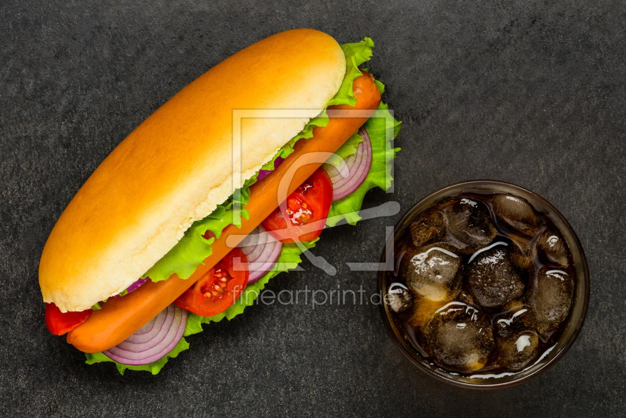 Bild-Nr.: 11909393 Hotdog und Cola erstellt von xfotostudio