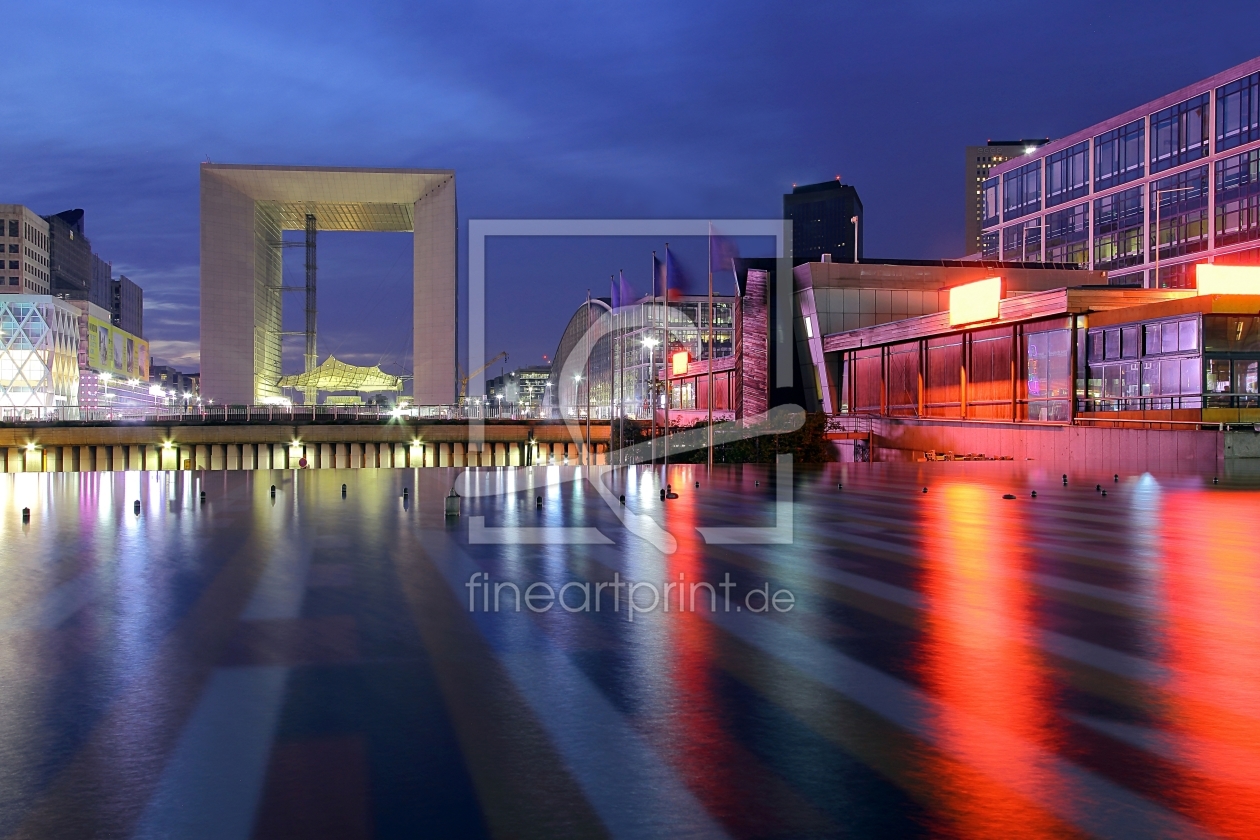 Bild-Nr.: 11911128 Grand Arche Paris im Abendlicht erstellt von Patrick Lohmüller