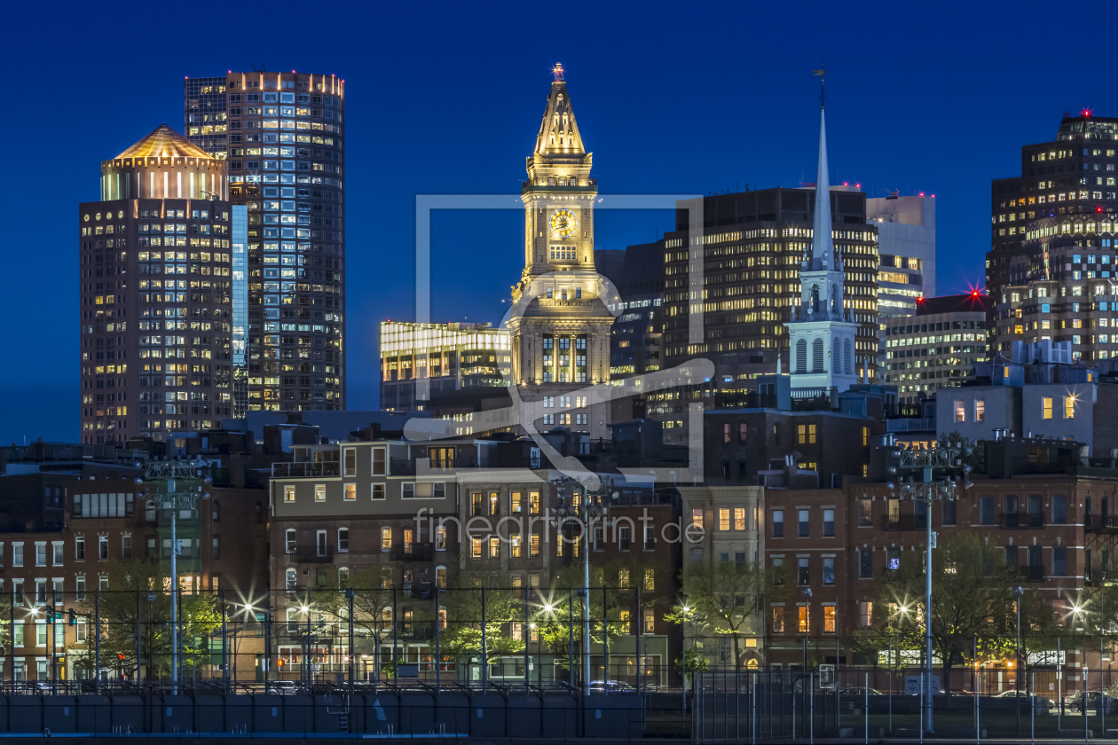 Bild-Nr.: 11911299 BOSTON Abendliche Skyline von North End  erstellt von Melanie Viola