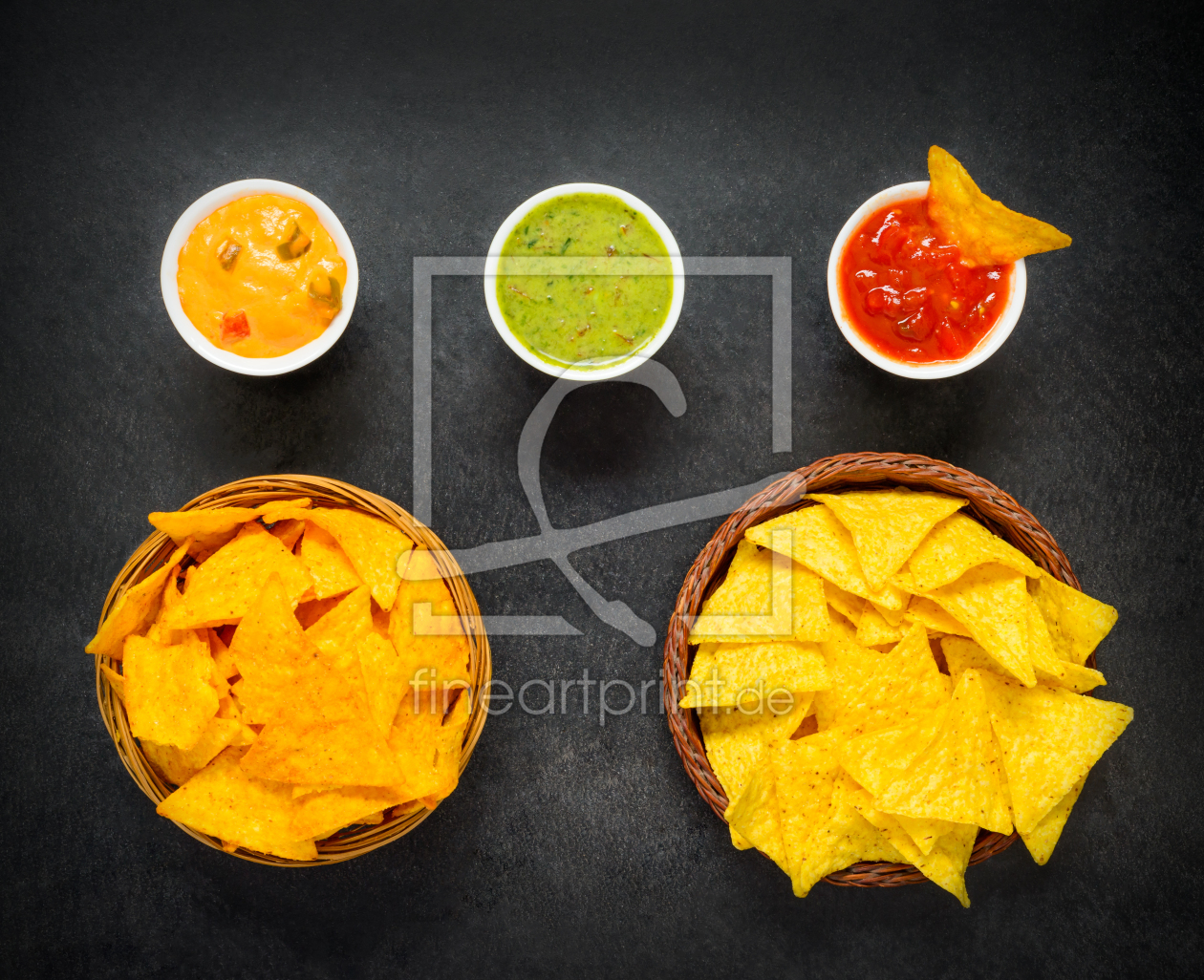 Bild-Nr.: 11912404 Tortilla Chips mit Saucen erstellt von xfotostudio