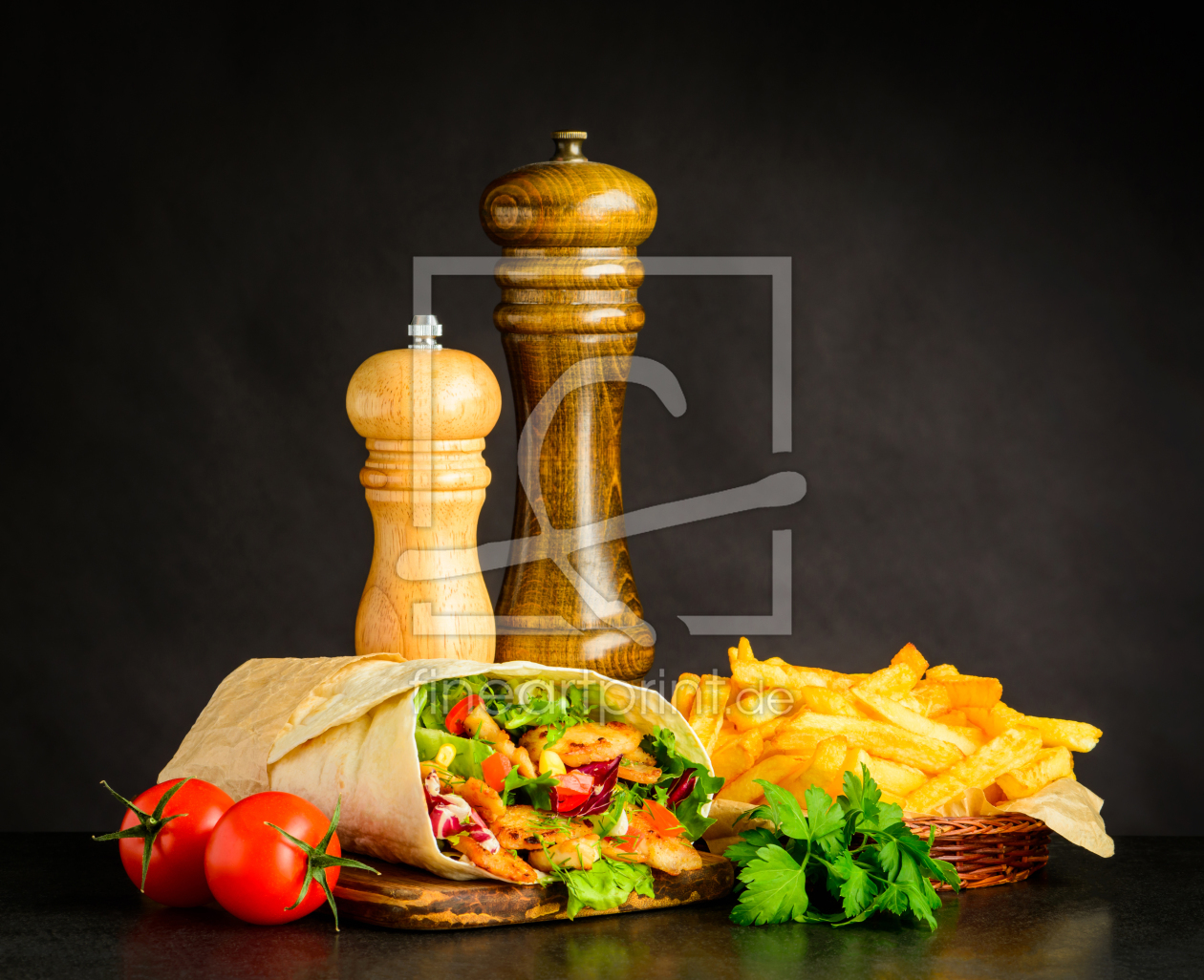 Bild-Nr.: 11913103 Shawarma mit Pommes erstellt von xfotostudio