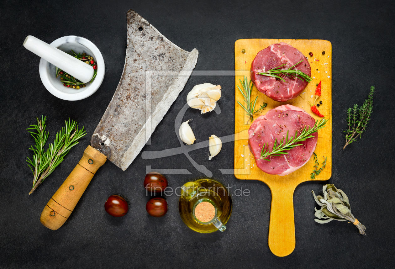 Bild-Nr.: 11913109 Frisches Fleisch mit Gewürz Bild-Nr.: 11913109 Frisches Fleisch mit Gewürz erstellt von xfotostudio