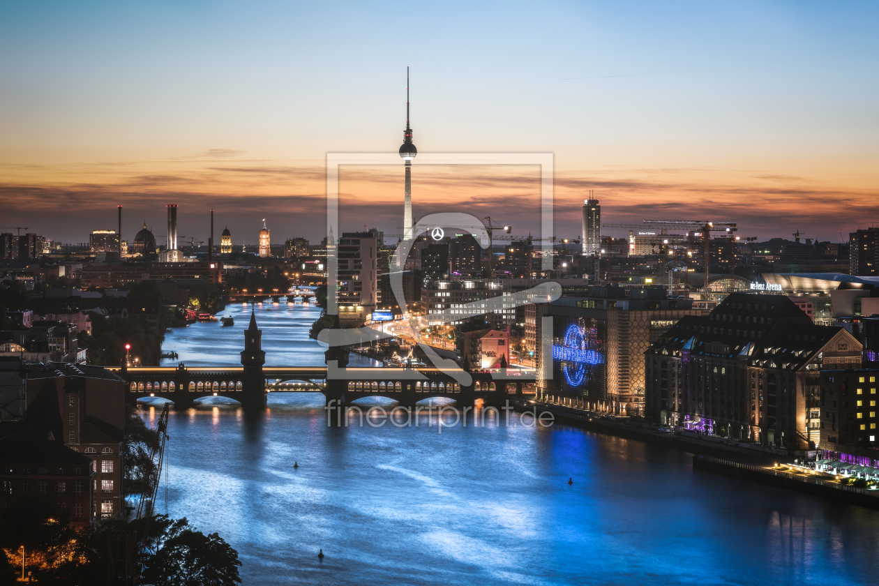 Bild-Nr.: 11913662 Berlin - Skyline Panorama Blau Stunde erstellt von Jean Claude Castor