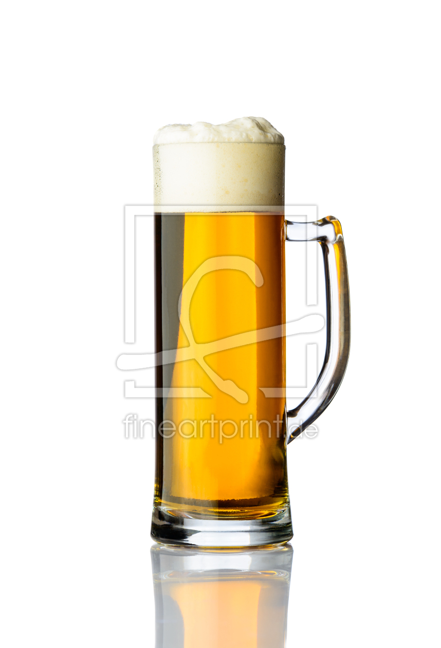 Bild-Nr.: 11913666 Maß Bier auf Weißem Hintergrund erstellt von xfotostudio