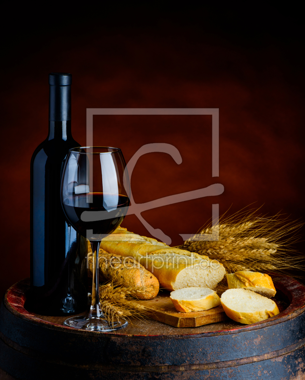 Bild-Nr.: 11913732 Wein mit Weißem Brot erstellt von xfotostudio