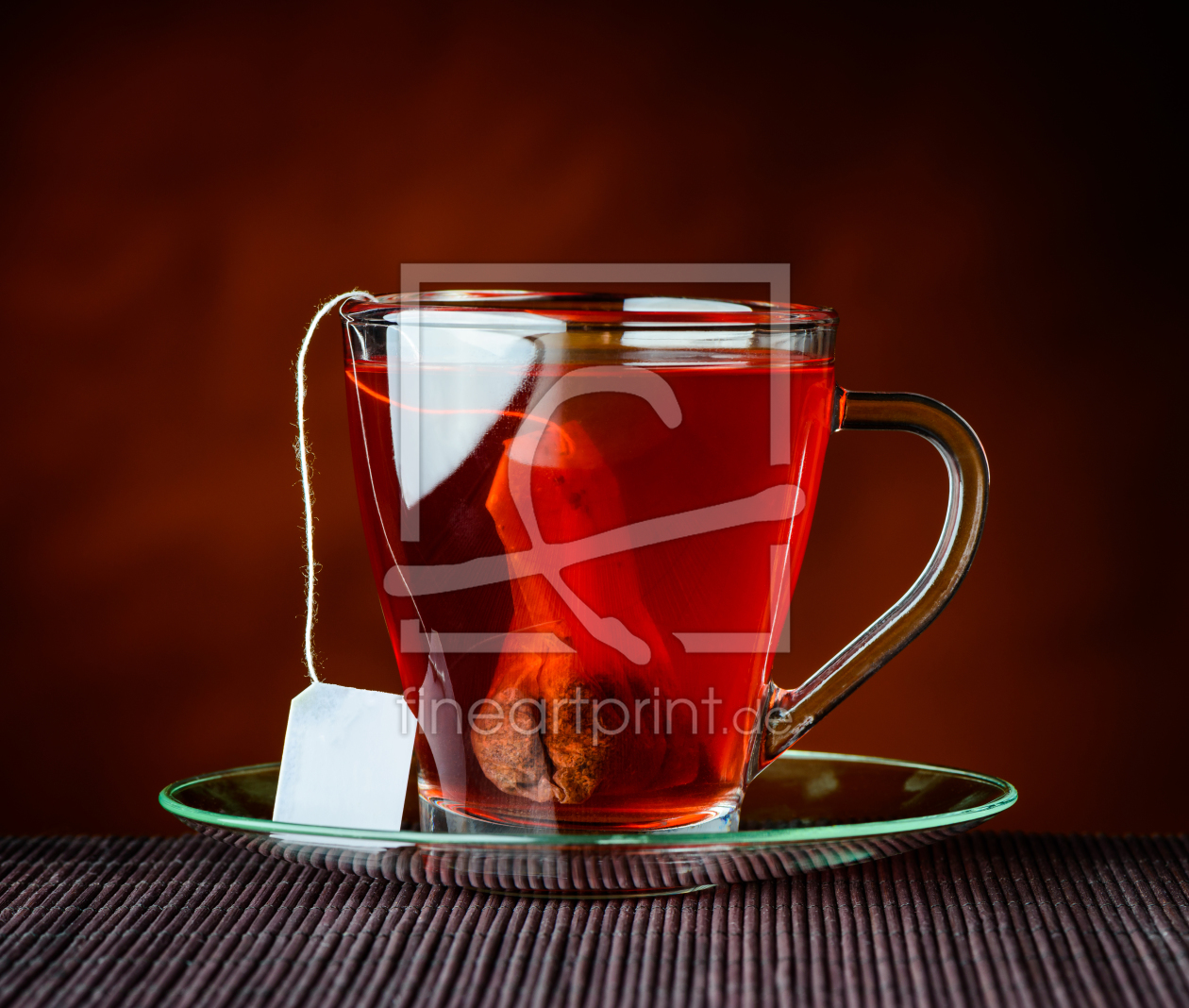 Bild-Nr.: 11914457 Roter Früchtetee mit Teebeutel erstellt von xfotostudio