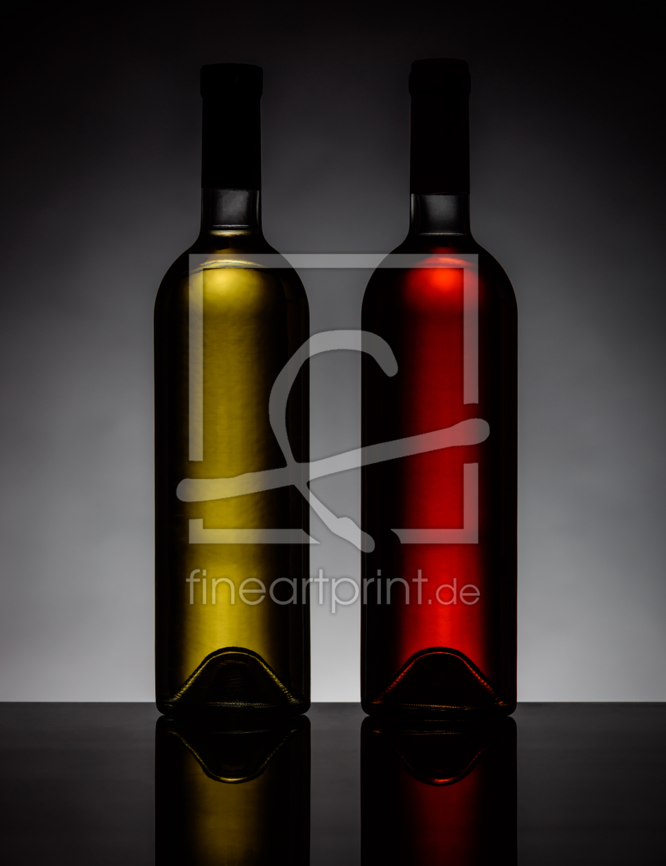 Bild-Nr.: 11914466 Rose und Weiß Wein Contur Stillleben erstellt von xfotostudio