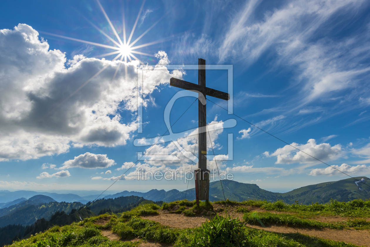 Bild-Nr.: 11915267 Gipfelkreuz auf dem Siplinger Kopf erstellt von Walter G. Allgöwer