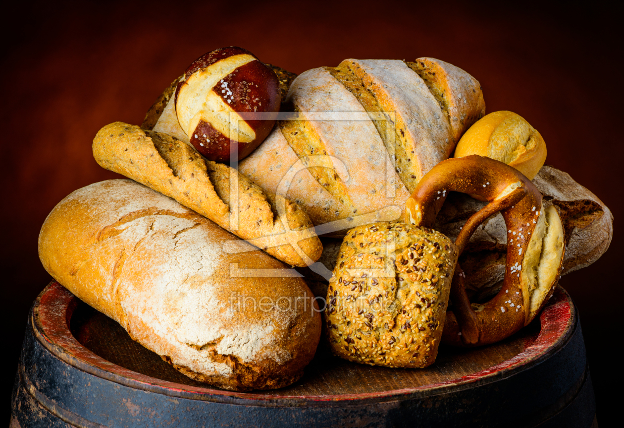 Bild-Nr.: 11915925 Stillleben mit Brot und Brötchen erstellt von xfotostudio