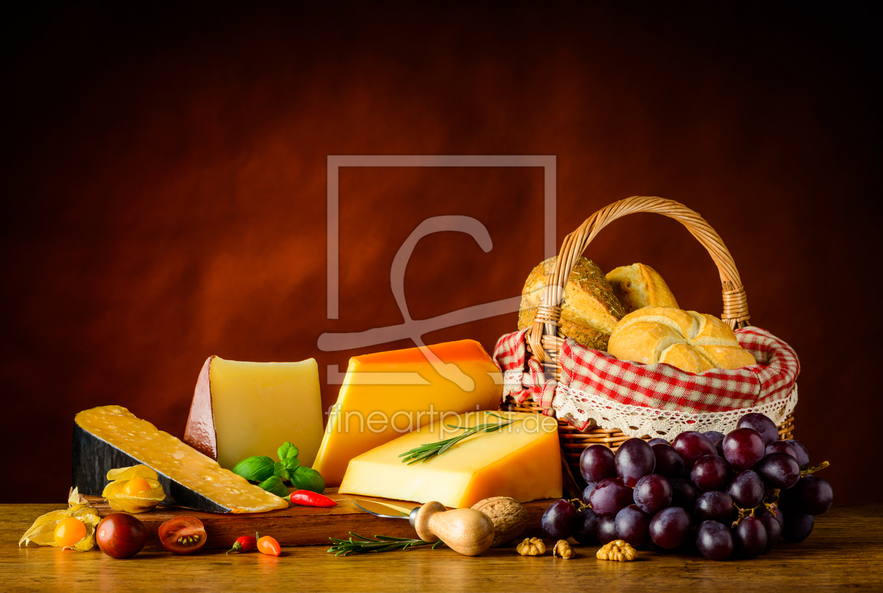 Bild-Nr.: 11916518 Stillleben mit Käse und Brot erstellt von xfotostudio