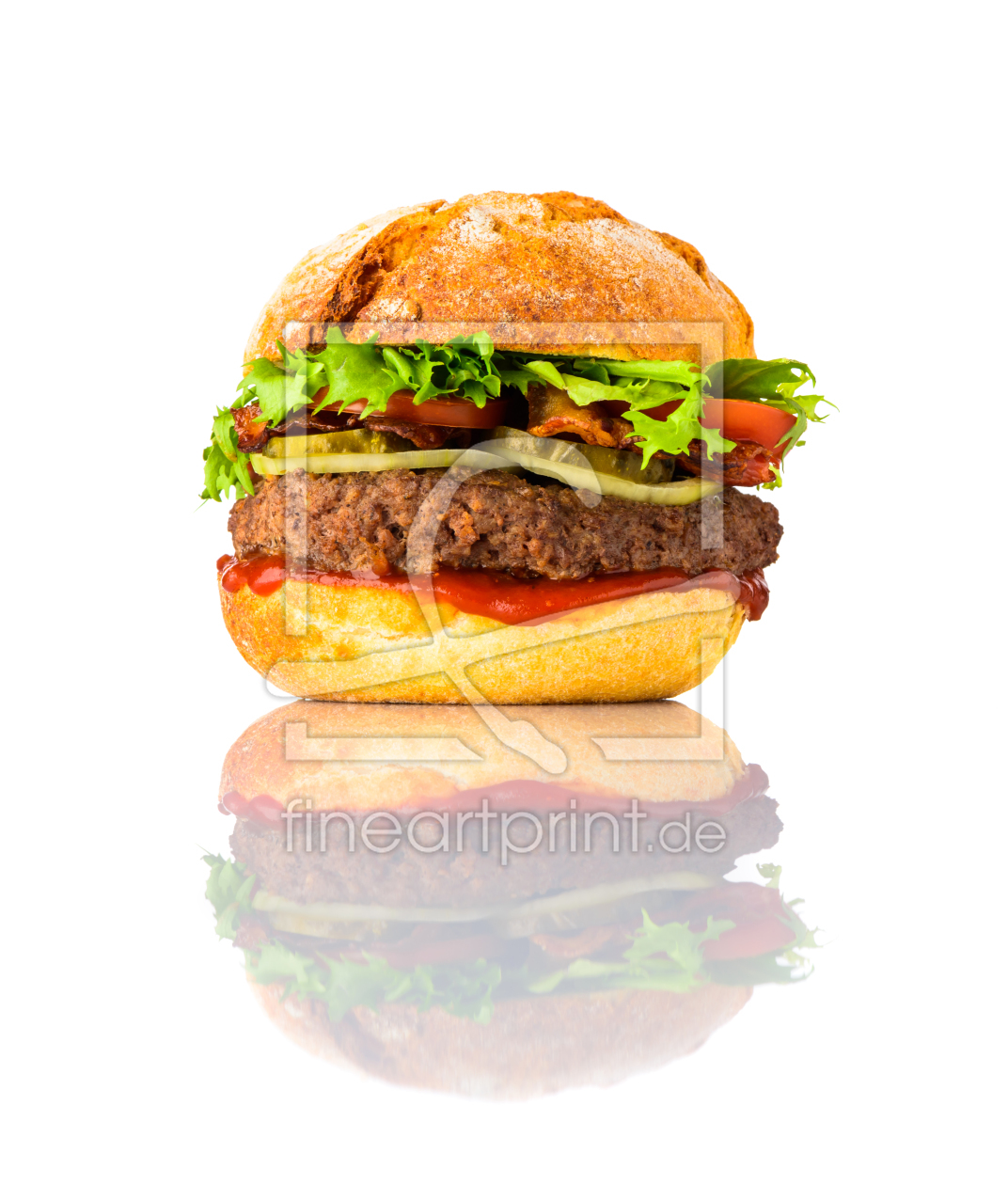 Bild-Nr.: 11917003 Hamburger auf Weißem Hintergrund erstellt von xfotostudio