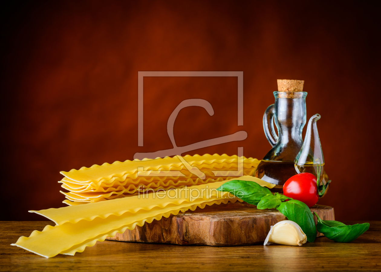 Bild-Nr.: 11917647 Stillleben mit Lasagna Pasta erstellt von xfotostudio