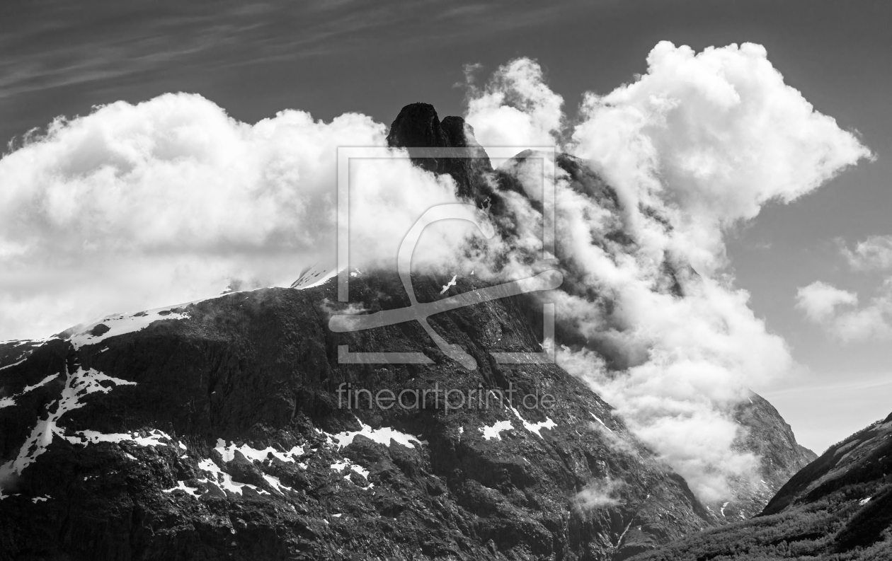 Bild-Nr.: 11917723 Bergwelten Norwegen BW erstellt von Nordbilder