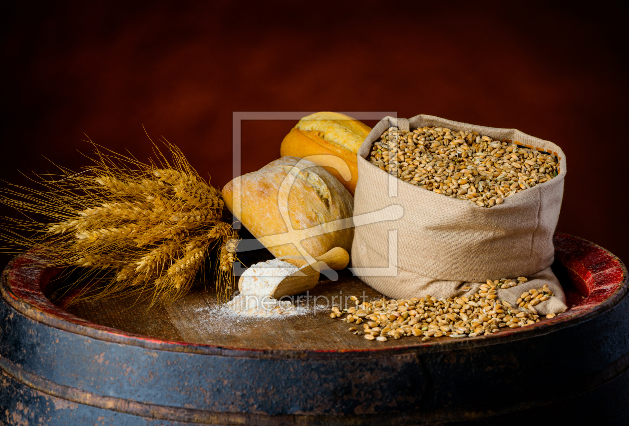 Bild-Nr.: 11917891 Stillleben mit Weizen und Brot erstellt von xfotostudio