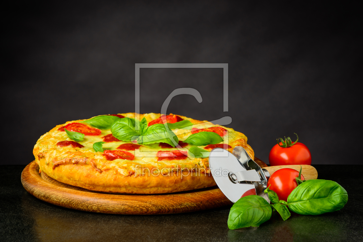 Bild-Nr.: 11918146 Stillleben Pizza Margheritta mit Käse erstellt von xfotostudio