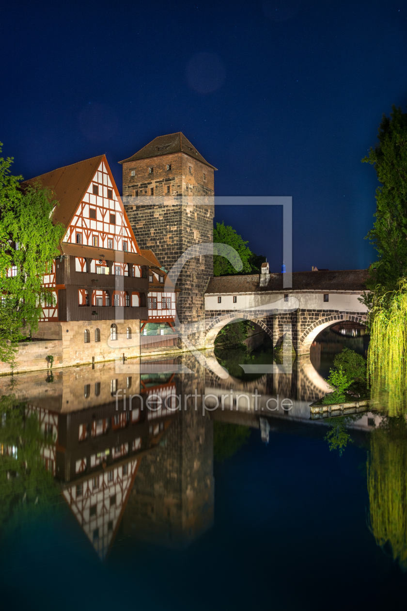 Bild-Nr.: 11918293 Weinstadl in Nürnberg bei Nacht erstellt von Asvolas
