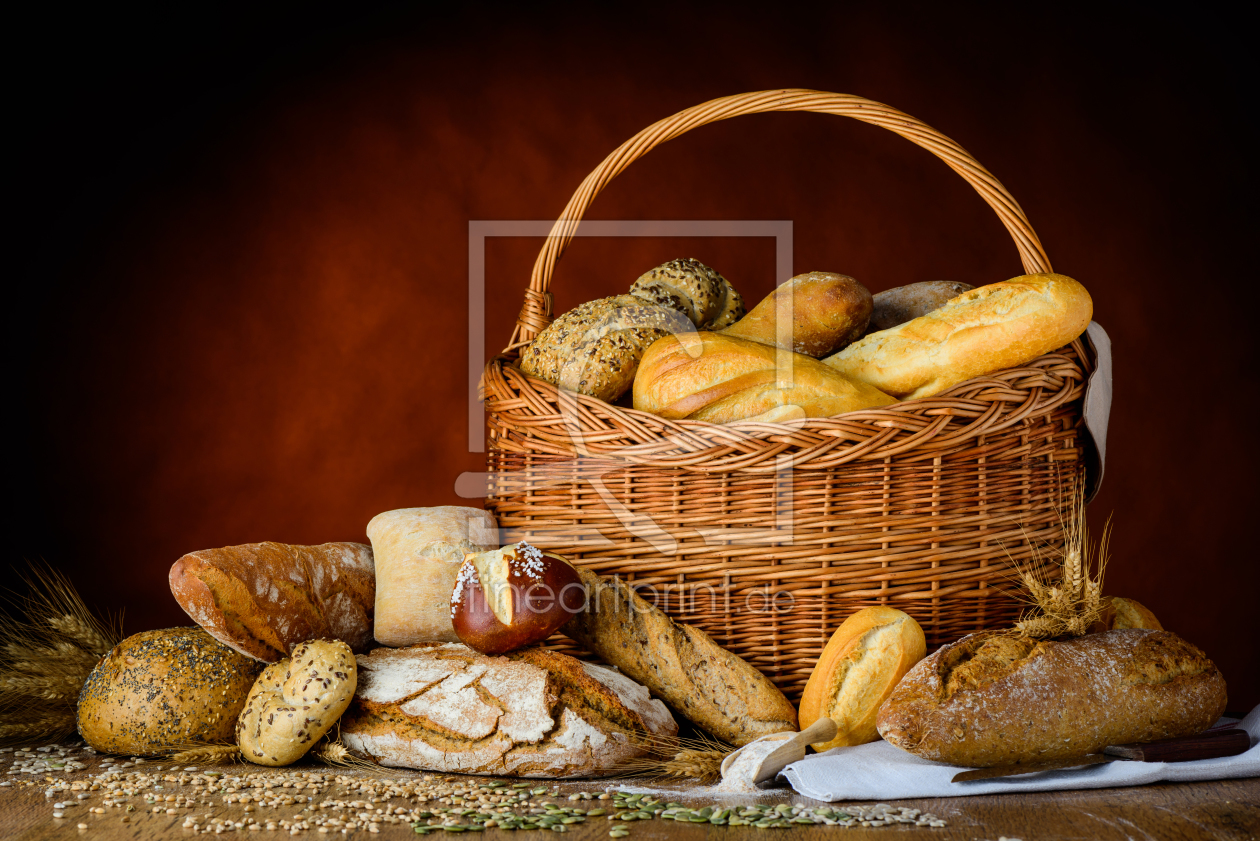 Bild-Nr.: 11918514 Stillleben mit Brot und Brötchen erstellt von xfotostudio