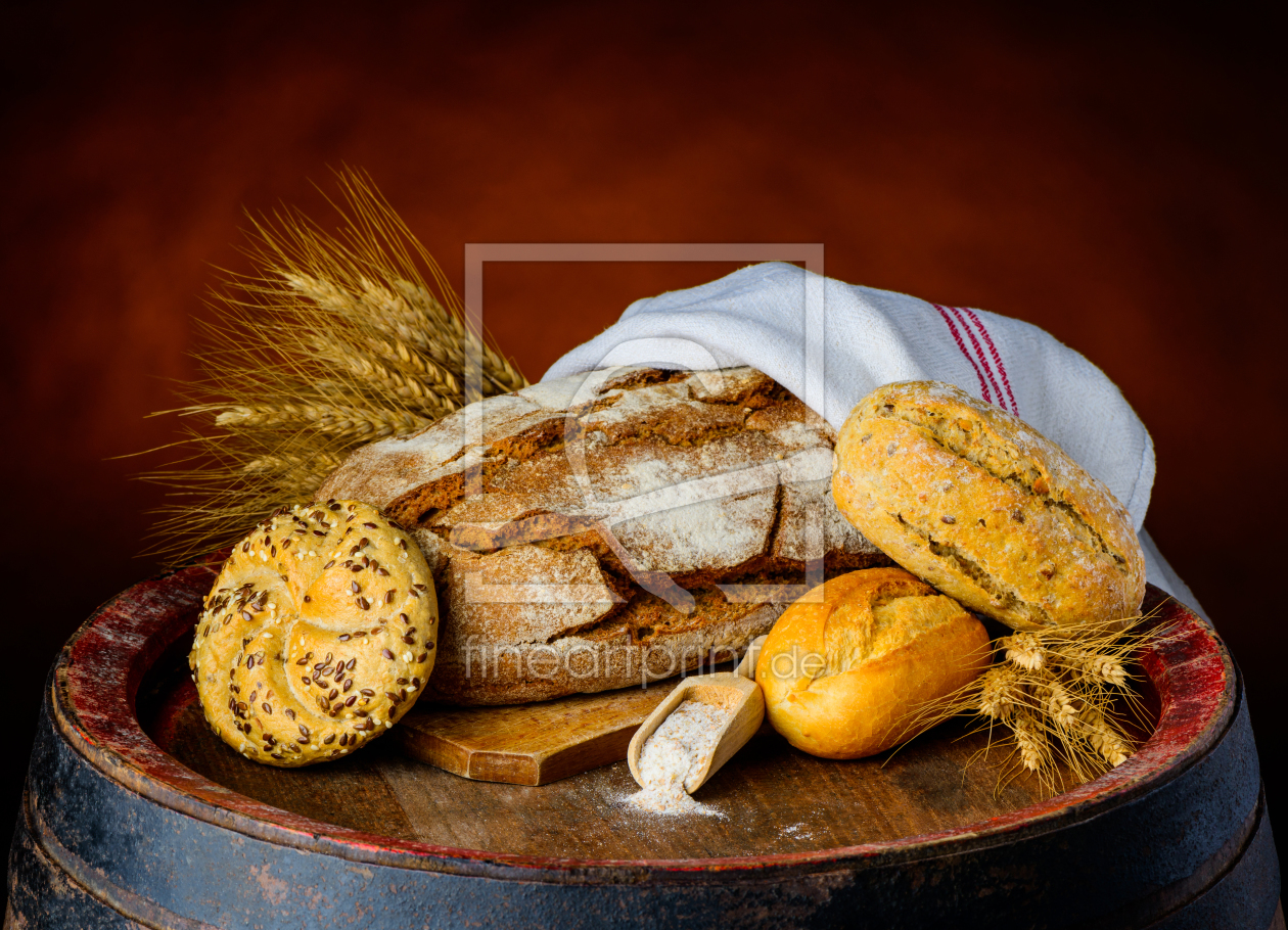 Bild-Nr.: 11918716 Stillleben mit Brot und Brötchen erstellt von xfotostudio