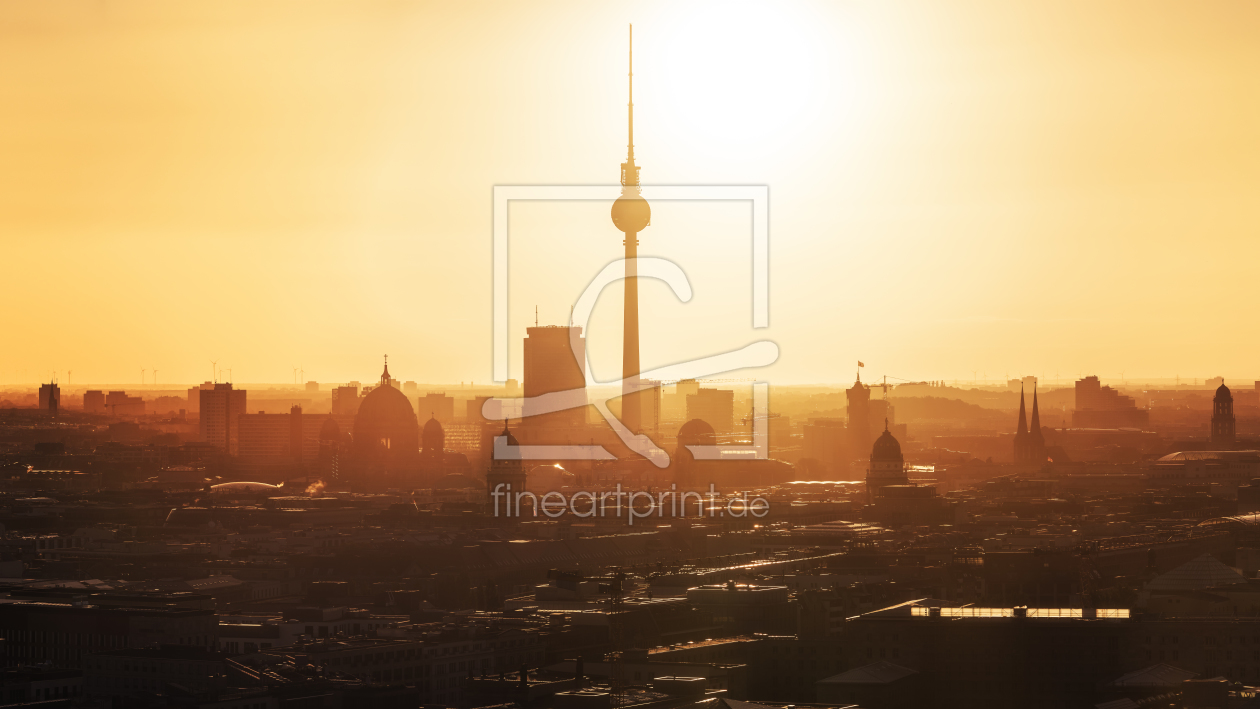 Bild-Nr.: 11919510 Berlin - Skyline Sonnenaufgang Panorama erstellt von Jean Claude Castor