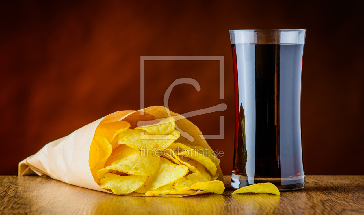 Bild-Nr.: 11920194 Stillleben mit Chips und Cola erstellt von xfotostudio