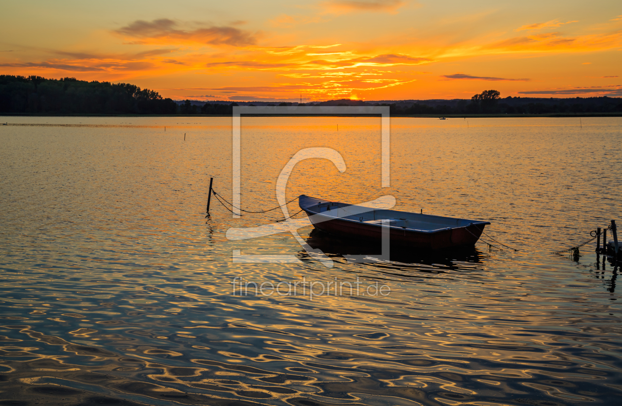 Bild-Nr.: 11920693 Goldenes Abendlicht am Binnenwasser erstellt von Ursula Reins