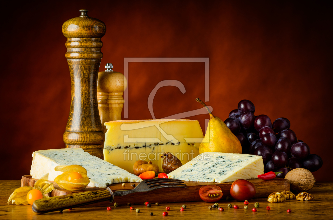 Bild-Nr.: 11920912 Stillleben mit Käse und Früchte Bild-Nr.: 11920912 Stillleben mit Käse und Früchte erstellt von xfotostudio
