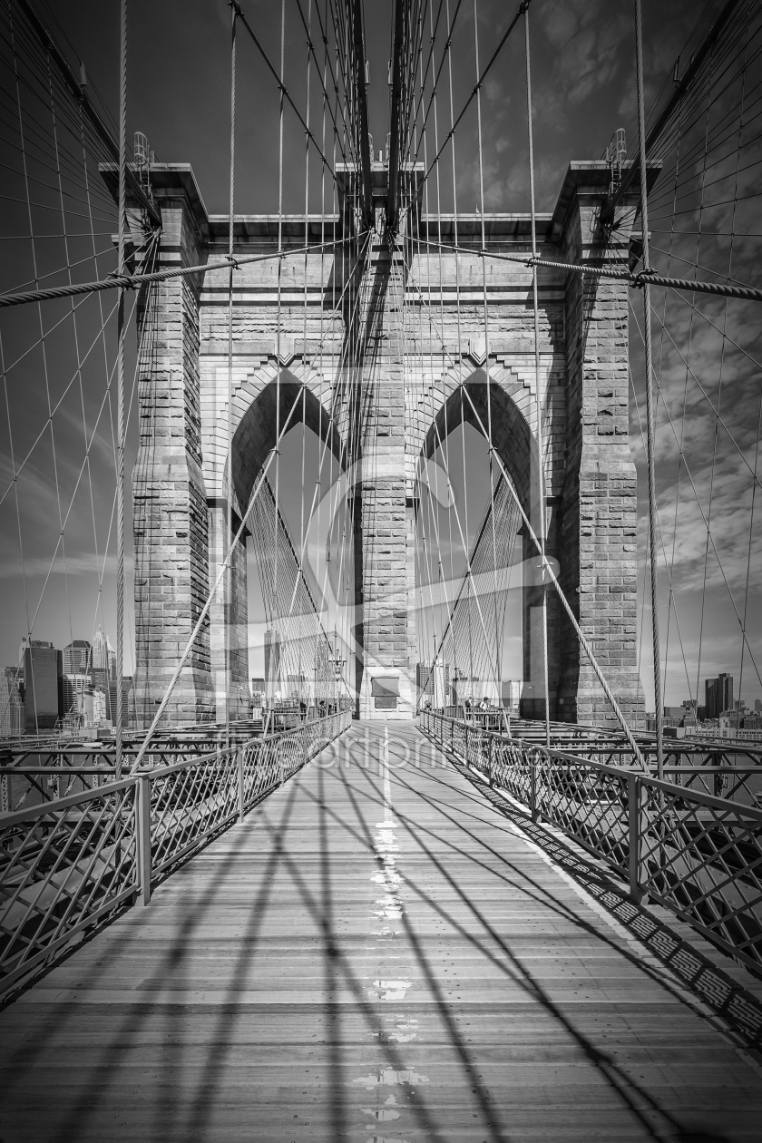 Bild-Nr.: 11921014 NEW YORK CITY Brooklyn Bridge im Detail erstellt von Melanie Viola