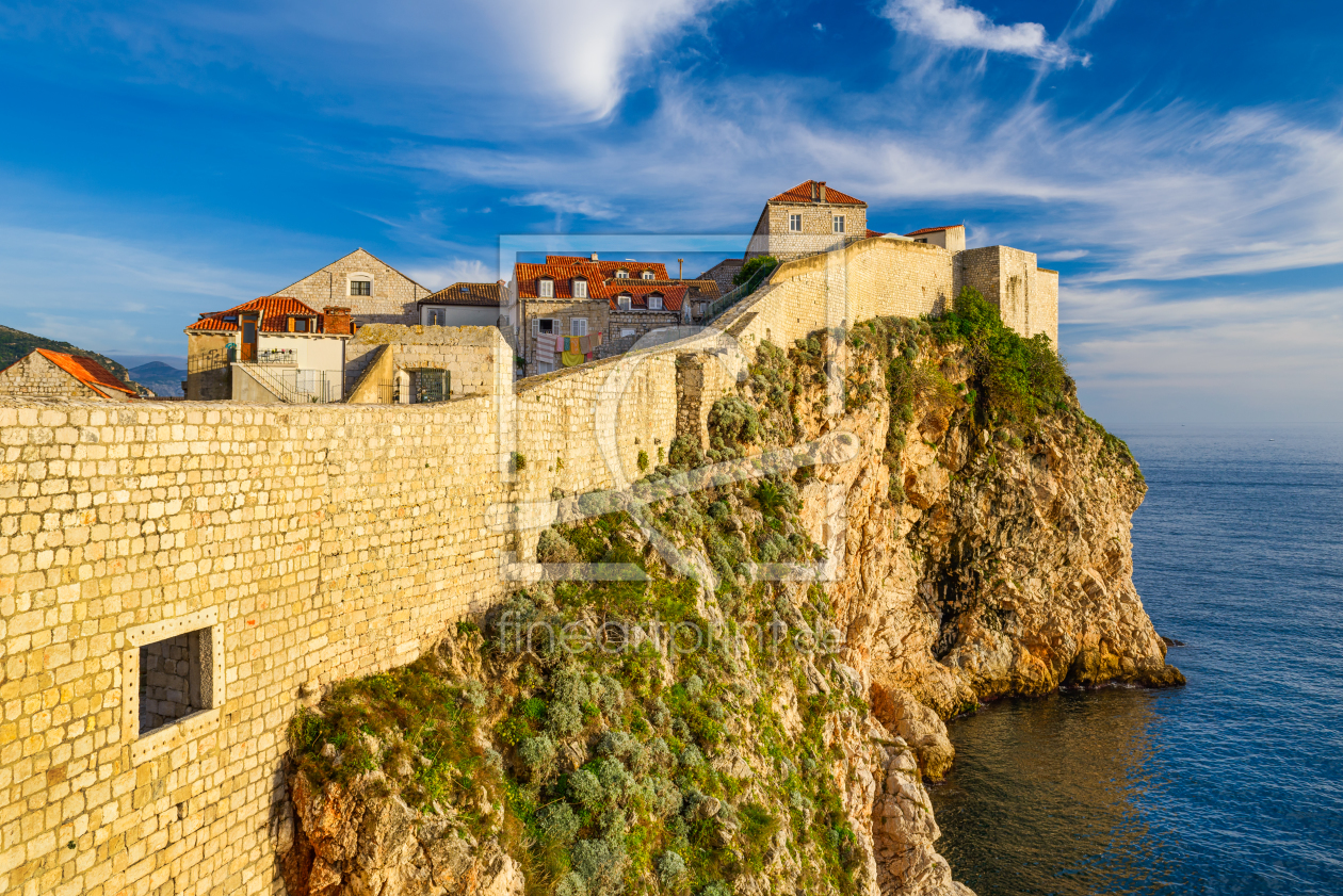 Bild-Nr.: 11924077 Die Stadtmauer von Dubrovnik erstellt von Mapics