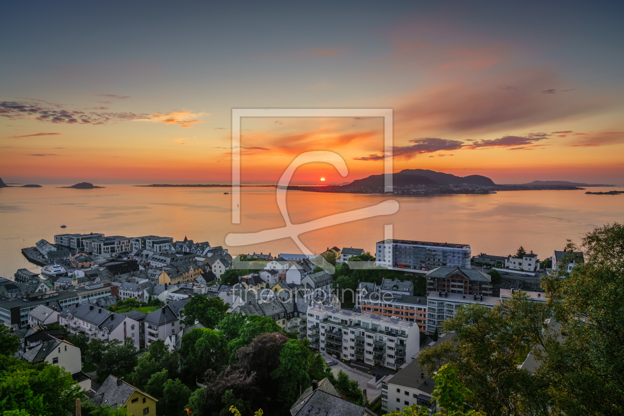 Bild-Nr.: 11927091 Alesund Norwegen Sonnenuntergang erstellt von Stefan Mosert