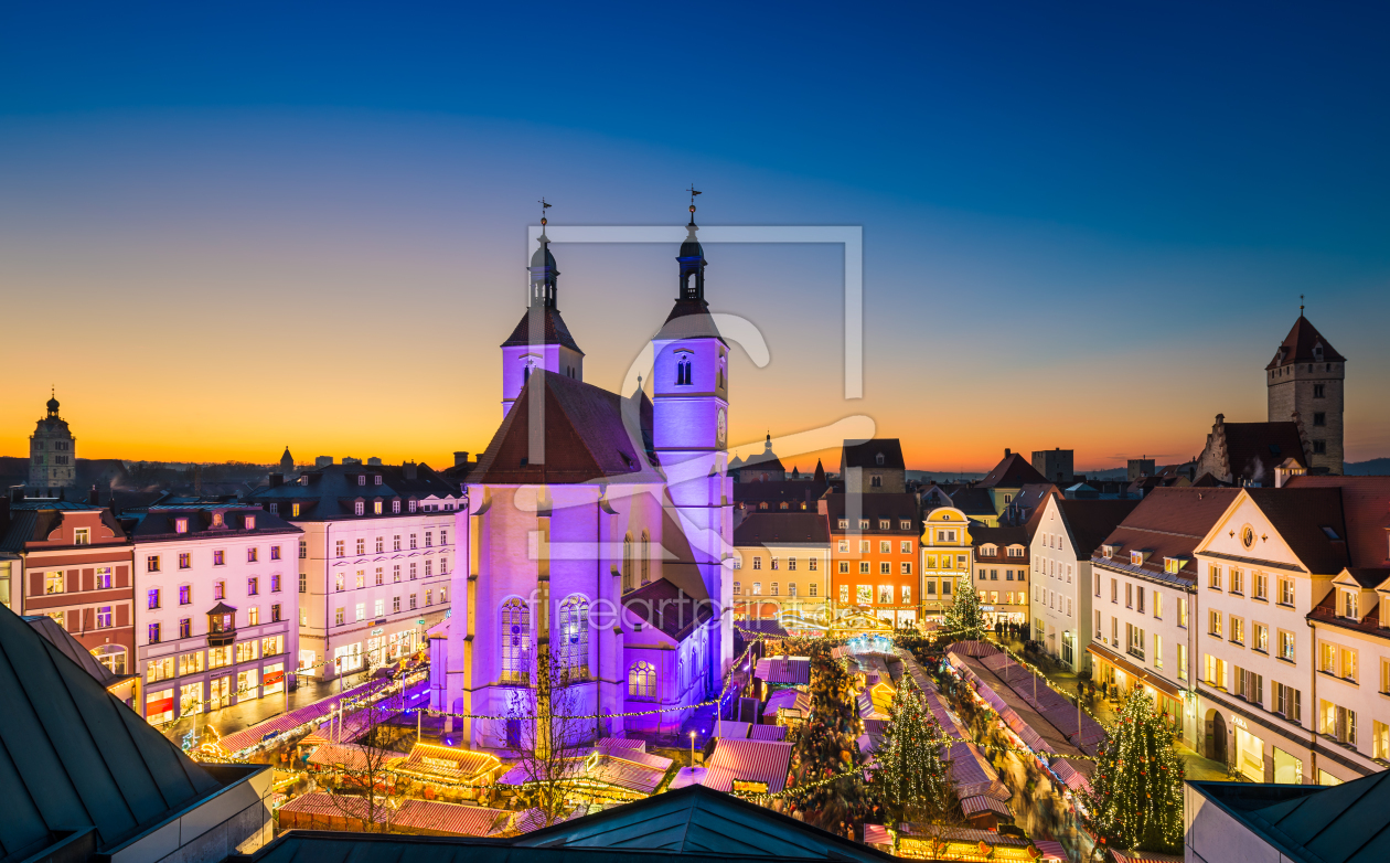 Bild-Nr.: 11927160 Weihnachtsmarkt von Regensburg erstellt von Mapics