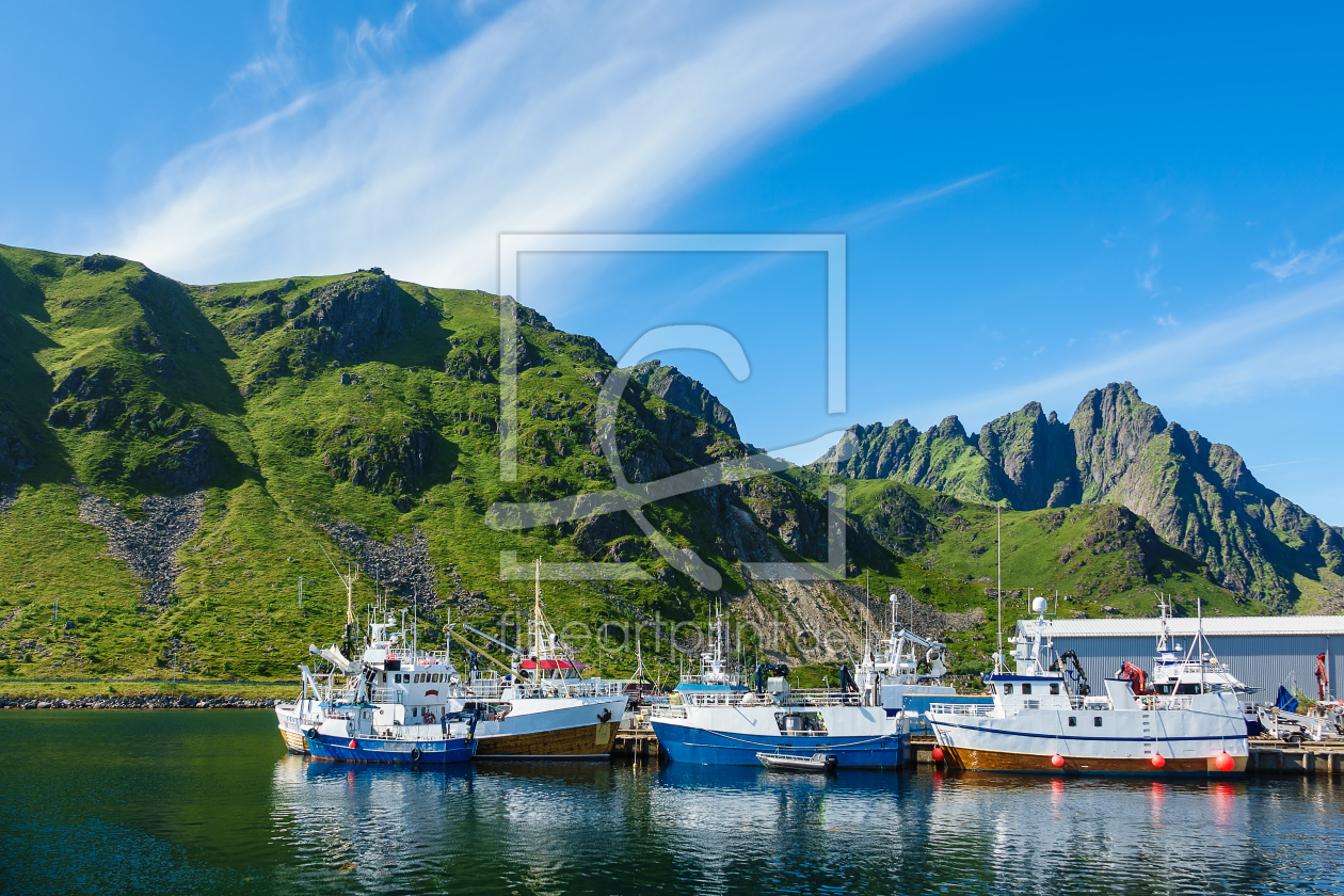 Bild-Nr.: 11927374 Fischerboote auf den Lofoten Bild-Nr.: 11927374 Fischerboote auf den Lofoten erstellt von Ködder, Rico