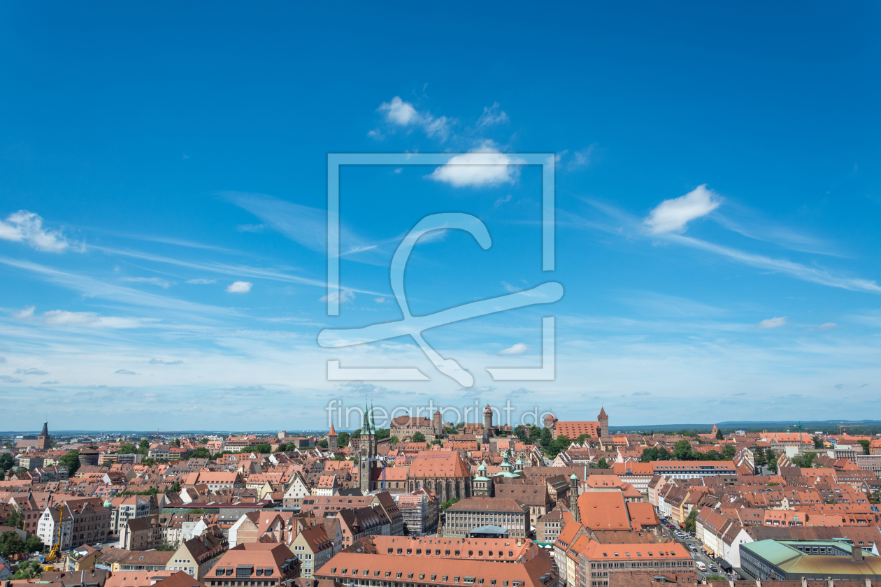 Bild-Nr.: 11928553 Nürnberger Altstadt bei blauem Himmel erstellt von Asvolas