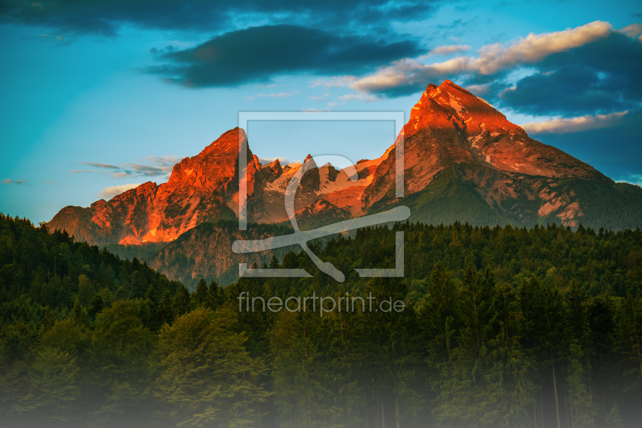 Bild-Nr.: 11930194 Watzmann in der Morgensonne erstellt von Huber-creativ-photo