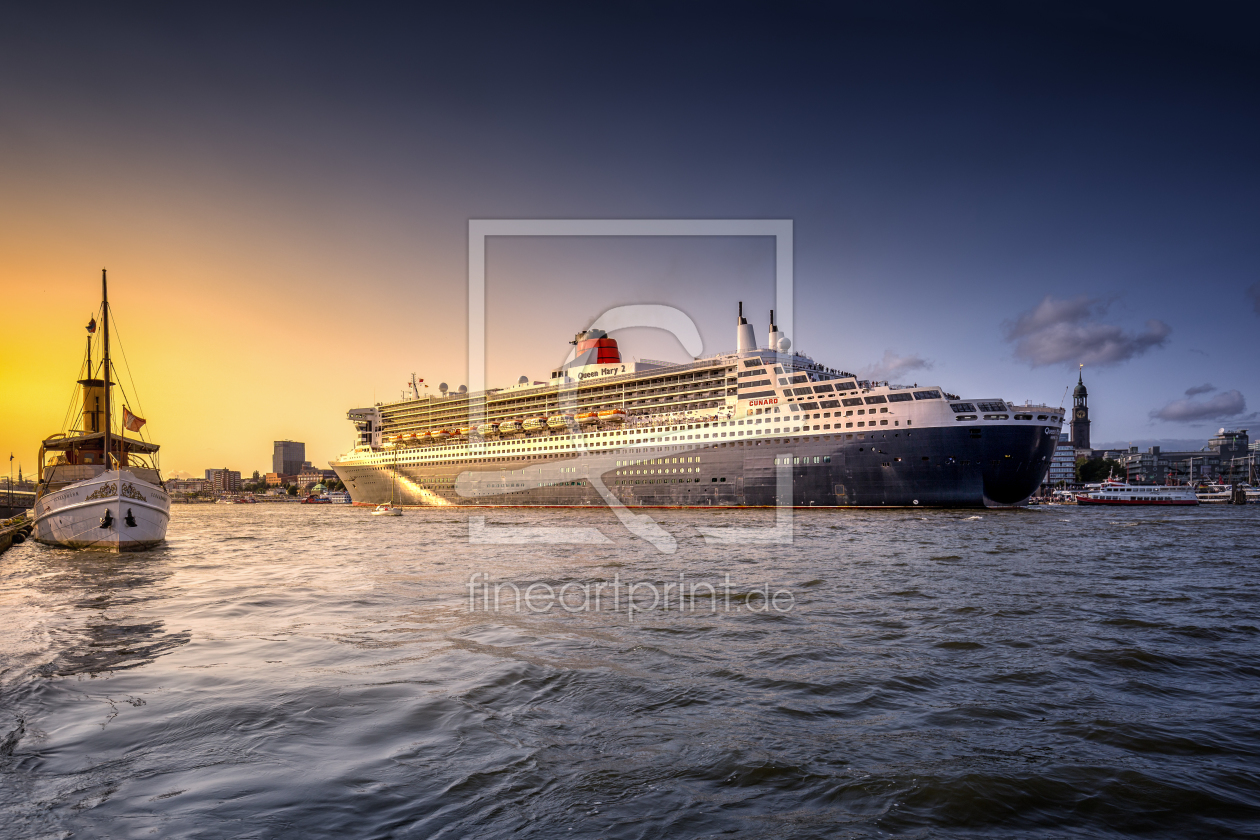 Bild-Nr.: 11930950 Schaarhörn und Queen Mary 2 erstellt von PhotoArt-Hartmann