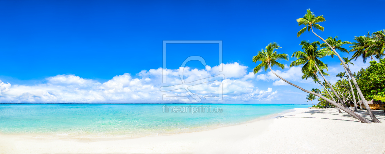 Bild-Nr.: 11931236 Strand Panorama mit türkisblauem Meer erstellt von eyetronic