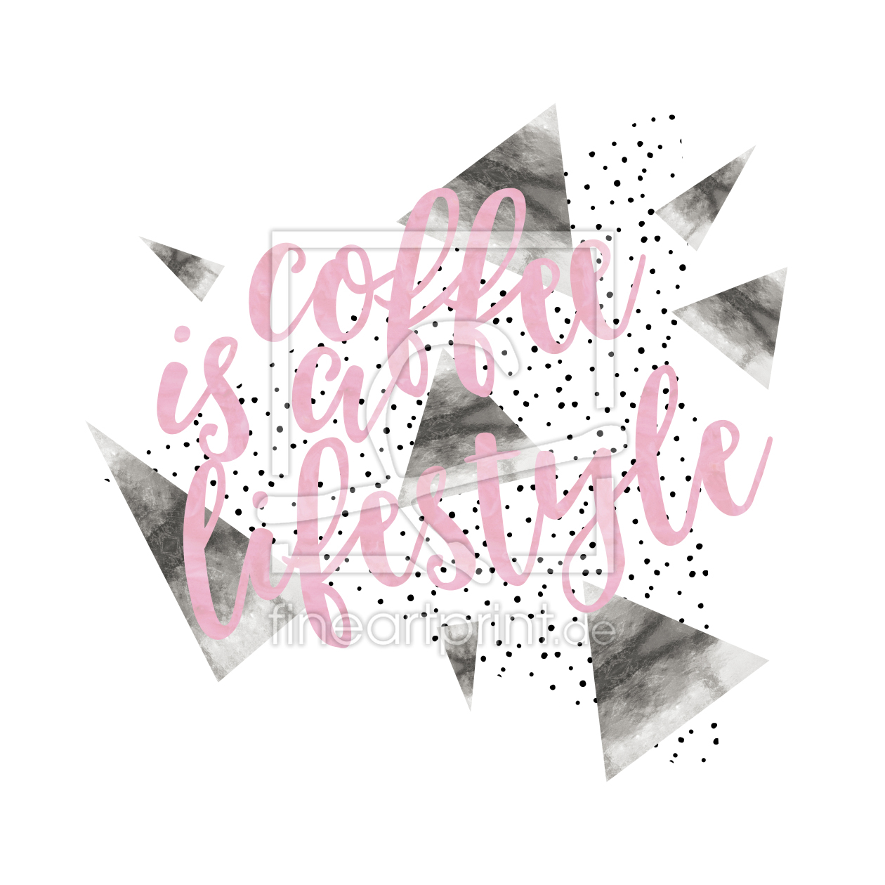 Bild-Nr.: 11931513 Text Art COFFEE IS A LIFESTYLE erstellt von Melanie Viola