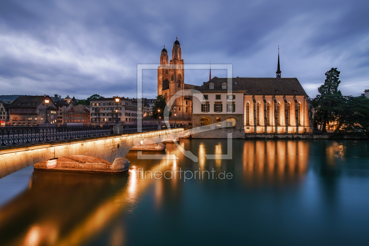 Bild-Nr.: 11932191 Zürich am Abend erstellt von Achim Thomae