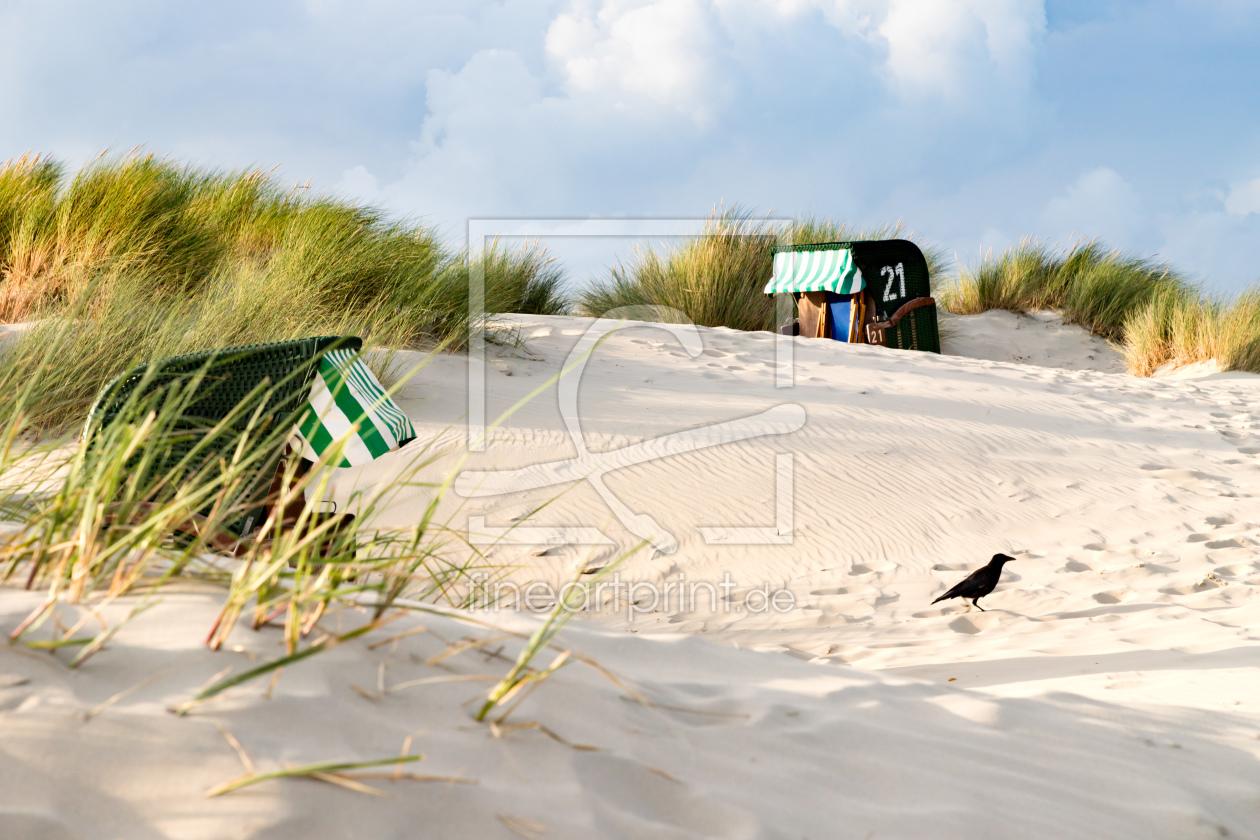 Bild-Nr.: 11933210 Strandkörbe in den Dünen erstellt von cschaible