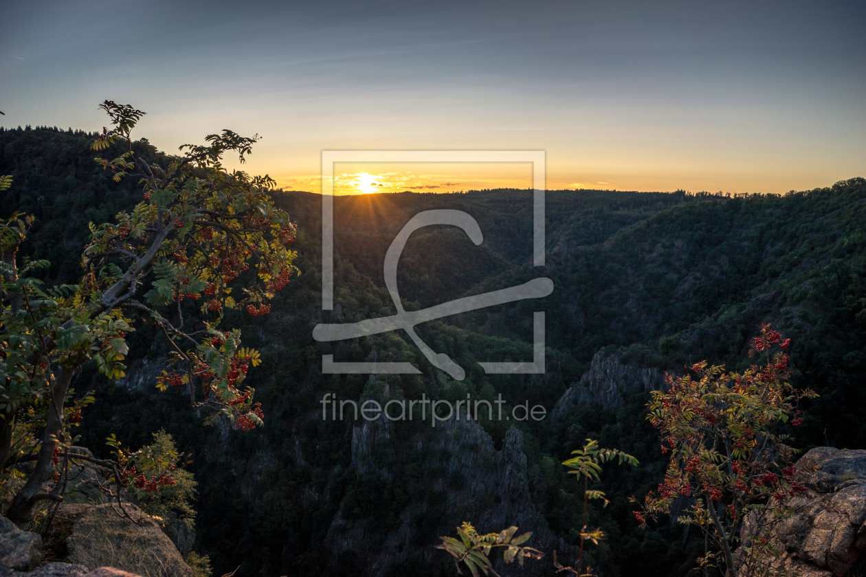 Bild-Nr.: 11936119 Sonnenuntergang im Bodetal erstellt von Steffen Henze