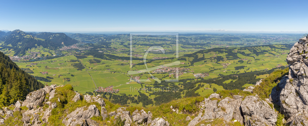 Bild-Nr.: 11939336 Panorama vom Grünten erstellt von Walter G. Allgöwer
