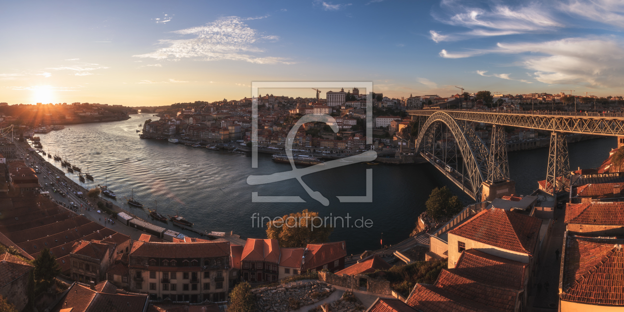 Bild-Nr.: 11939480 Portugal - Porto Sunset Panorama erstellt von Jean Claude Castor