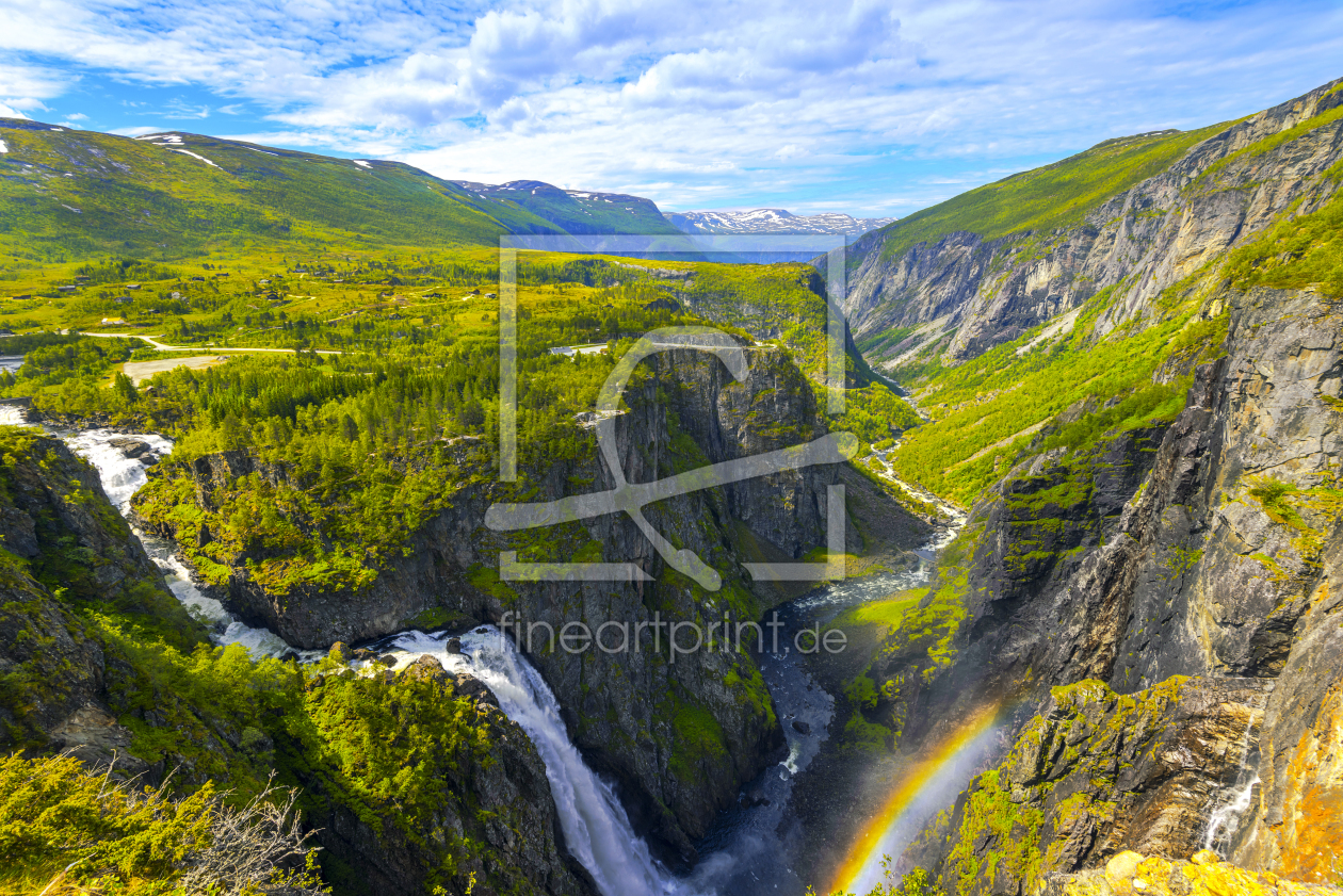 Bild-Nr.: 11939912 Wasserfall Voringsfossen Panorama erstellt von KundenNr-160338
