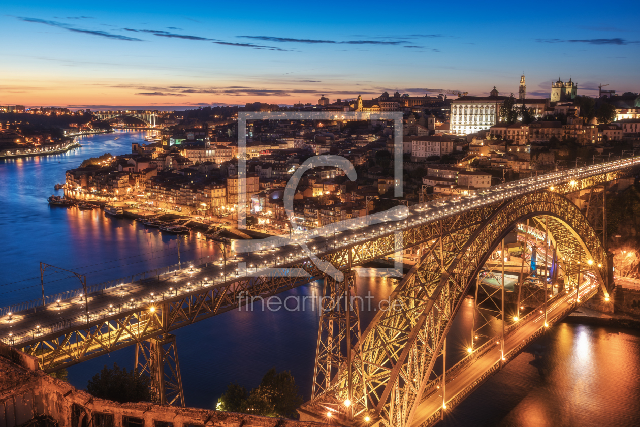 Bild-Nr.: 11939964 Portugal - Porto Sunset Blaue Stunde erstellt von Jean Claude Castor