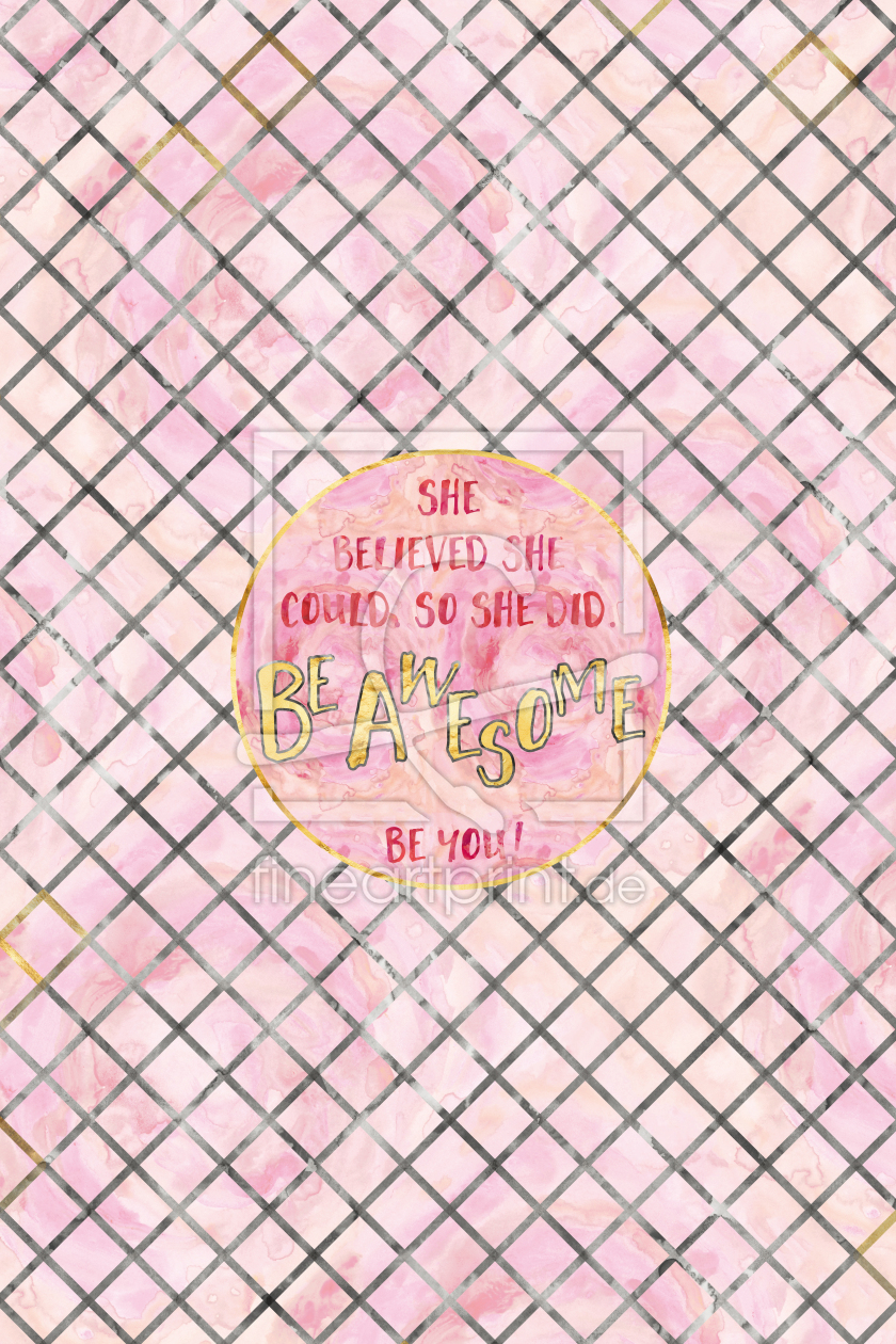 Bild-Nr.: 11941612 Text Art SHE BELIEVED - rose gold Bild-Nr.: 11941612 Text Art SHE BELIEVED - rose gold erstellt von Melanie Viola