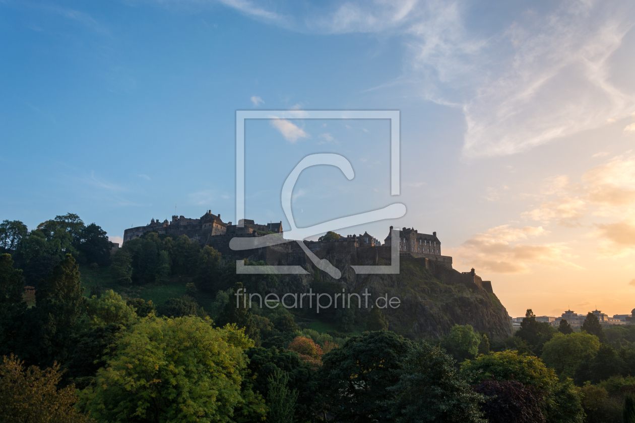 Bild-Nr.: 11941906 Burg von Edinburgh bei Sonnenuntergang erstellt von Asvolas