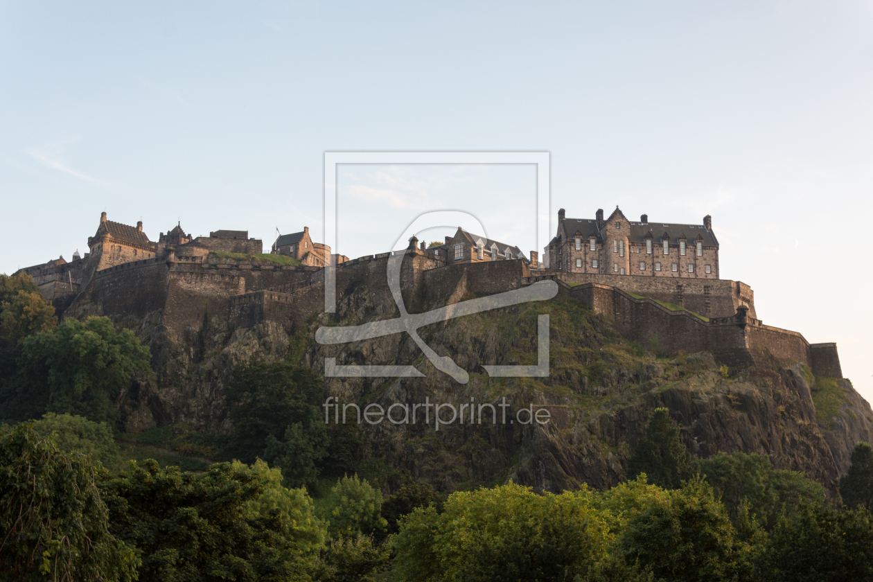 Bild-Nr.: 11941923 Edinburgh castle bei Sonnenuntergang erstellt von Asvolas