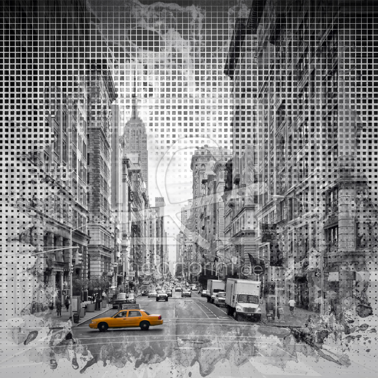 Bild-Nr.: 11943425 Graphic Art NEW YORK CITY 5th Avenue erstellt von Melanie Viola