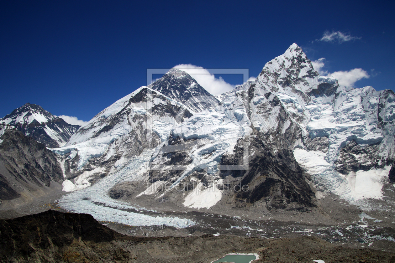 Bild-Nr.: 11943943 Everest mit Nuptse  erstellt von Gerhard Albicker