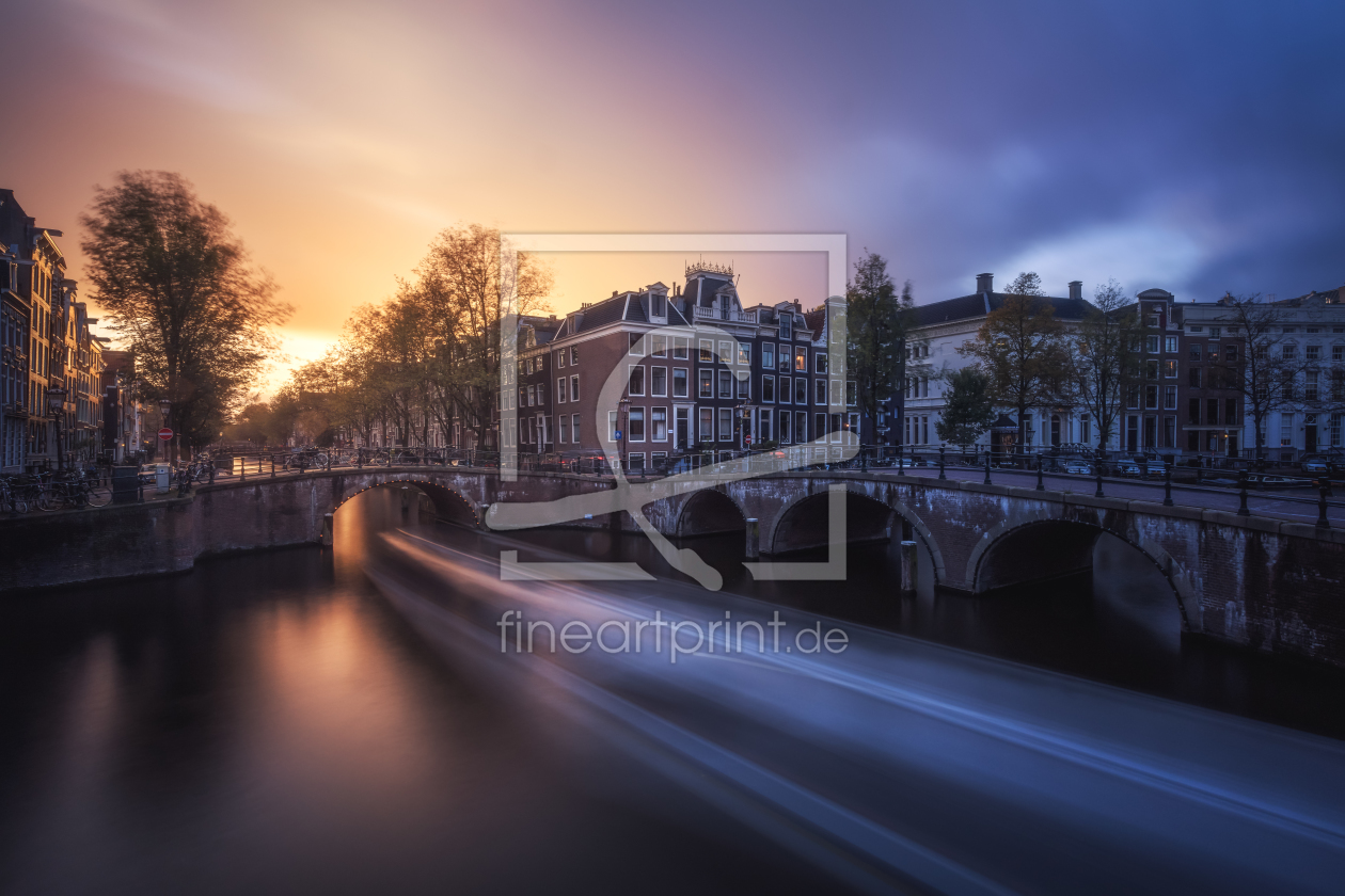 Bild-Nr.: 11943956 Amsterdam - Keizersgracht Sunset erstellt von Jean Claude Castor