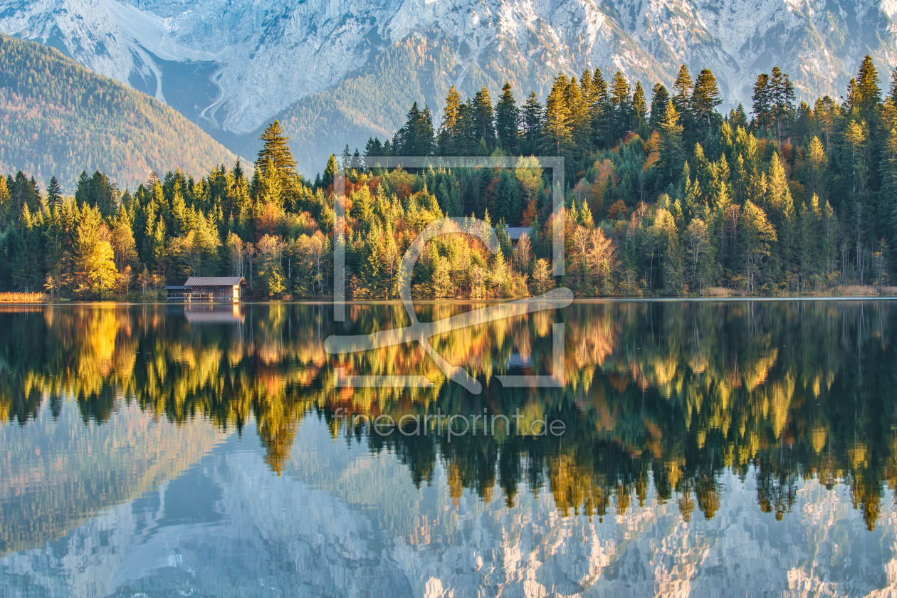 Bild-Nr.: 11943978 Herbst am Barmsee in Oberbayern erstellt von Achim Thomae